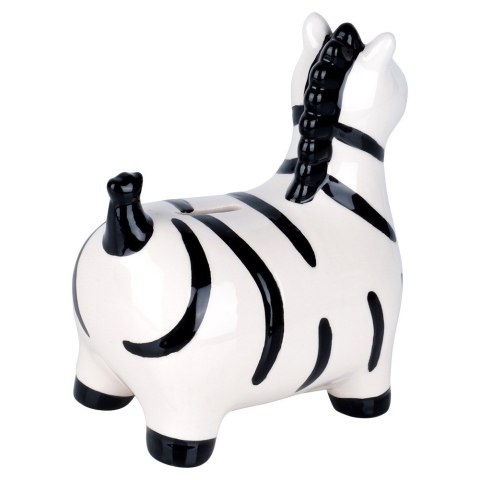 Skarbonka ceramiczna dla dzieci dziecka zebra VILDE 568076-W1