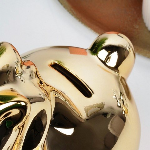 Skarbonka ceramiczna złota lustrzana 18x10.5cm VILDE 568078-Z