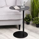 Stolik kawowy metalowy czarny boczny 35x25x53cm TRENDS4YOU 568127