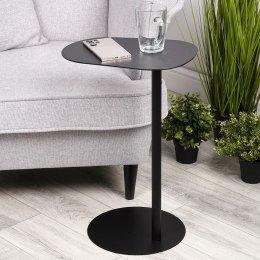 Stolik kawowy metalowy czarny boczny 35x25x53cm TRENDS4YOU 568127
