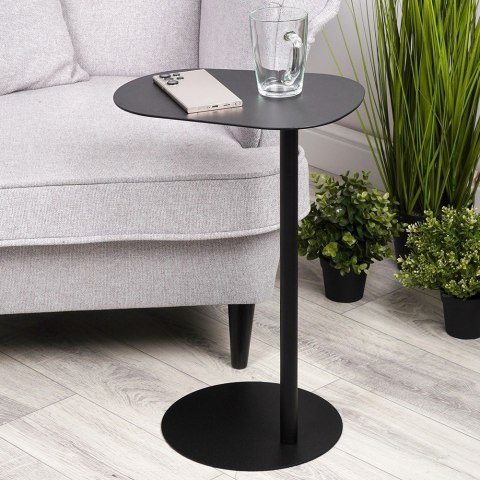 Stolik kawowy metalowy czarny boczny 35x25x53cm TRENDS4YOU 568127