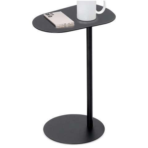 Stolik kawowy metalowy czarny boczny 35x25x53cm TRENDS4YOU 568127