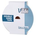 Taśma samoprzylepna dwustronna 19 mm x 5 m VILDE 489320
