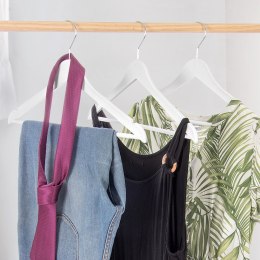 Wieszaki na ubrania białe obrotowe 42.5x24cm 3 sztuki ORION 830749