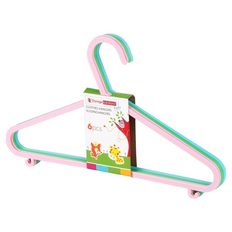 Wieszaki na ubrania dziecięce 29x17cm 6 sztuk STORAGE SOLUTIONS 566012
