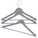 Wieszaki na ubrania szare obrotowe 42.5x24cm 3 sztuki ORION 830750