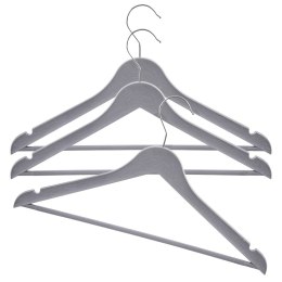 Wieszaki na ubrania szare obrotowe 42.5x24cm 3 sztuki ORION 830750
