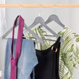 Wieszaki na ubrania szare obrotowe 42.5x24cm 3 sztuki ORION 830750