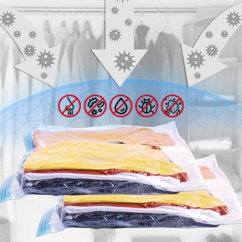 Worki próżniowe na ubrania i pościel 3 rozmiary 5 sztuk ORION 730740