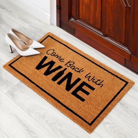 Wycieraczka do butów z włókna kokosowego podgumowana 75x45cm HOME STYLING COLLECTION 566013