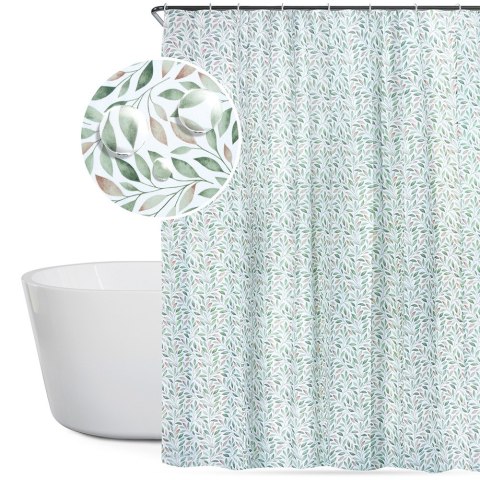 Zasłona prysznicowa pod prysznic na haczyki 180x200cm BATHROOM SOLUTIONS 567051-W3