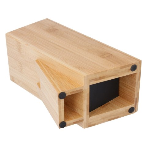 Bambusowy stojak na noże kuchenne blok organizer pojemnik do noży BRUNBESTE BB-3164