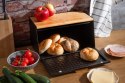 Chlebak stalowy drewniany dwustronny pojemnik na pieczywo BRUNBESTE BB-2743