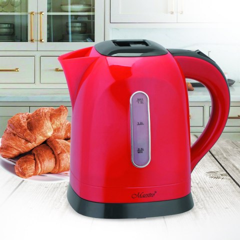 Czajnik elektryczny 1.5L 2200W czerwony MAESTRO MR-034-RED