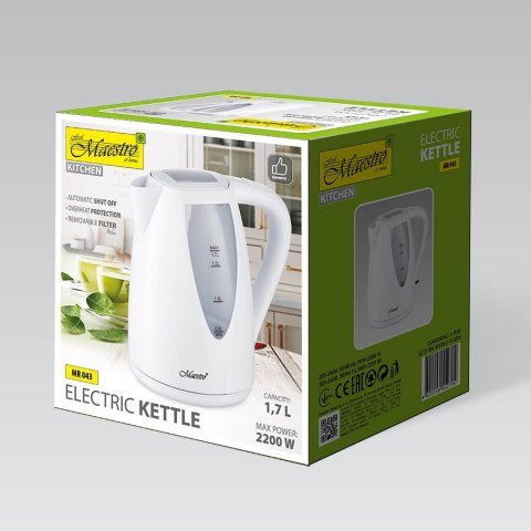 Czajnik elektryczny 1.7L 2200W MAESTRO MR-043