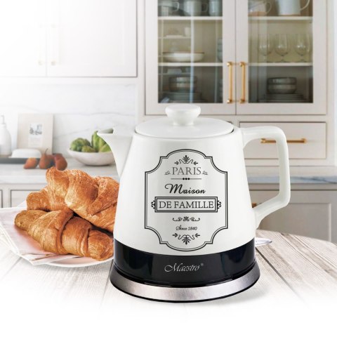 Czajnik elektryczny ceramiczny PARIS MAISON mały 1.0L 1200W MAESTRO MR-072