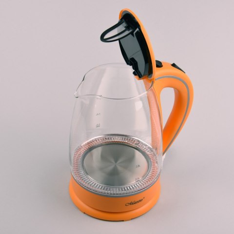 Czajnik elektryczny szklany 1.7L 2000W pomarańczowy MAESTRO MR-064-ORANGE