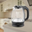 Czajnik elektryczny szklany 1.7L 2200W czarny MAESTRO MR-063-BLACK