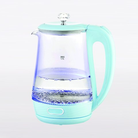 Czajnik elektryczny szklany 1.7L 2200W niebieski MAESTRO MR-052-BLUE