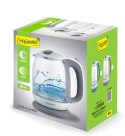 Czajnik elektryczny szklany 1.7L 2200W niebieski MAESTRO MR-056-BLUE