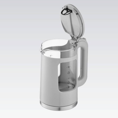 Czajnik elektryczny szklany 1.7L 2200W szary MAESTRO MR-065-GREY