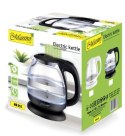 Czajnik elektryczny szklany mały 1L 1100W czarny MAESTRO MR-055-BLACK