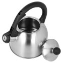 Czajnik stalowy z gwizdkiem mały 1.5L na gaz indukcję srebrny BRUNBESTE BB-2407