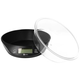 Elektroniczna waga kuchenna z misą miską LCD precyzyjna czarna BRUNBESTE BB-2805