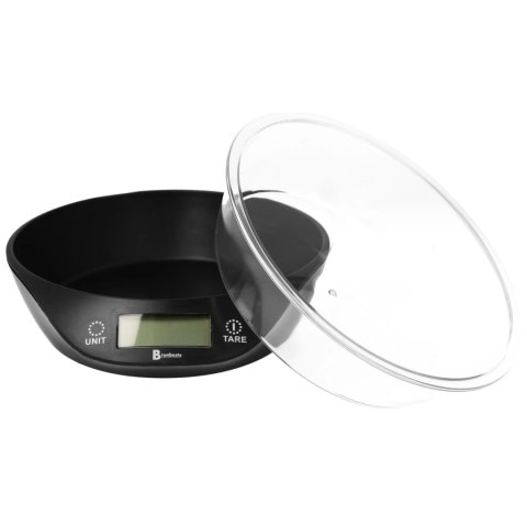 Elektroniczna waga kuchenna z misą miską LCD precyzyjna czarna BRUNBESTE BB-2805