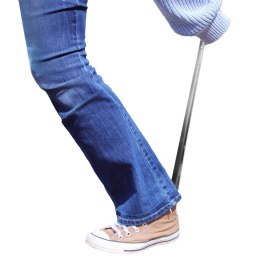 Łyżka do butów metalowa długa 51cm stalowa srebrna BRUNBESTE BB-3448