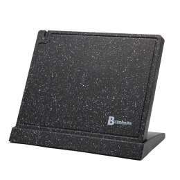 Magnetyczny stojak na noże kuchenne z ostrzałką do noży czarny BRUNBESTE BB-3771