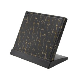 Magnetyczny stojak na noże kuchenne z ostrzałką do noży czarny marmurek BRUNBESTE BB-3772