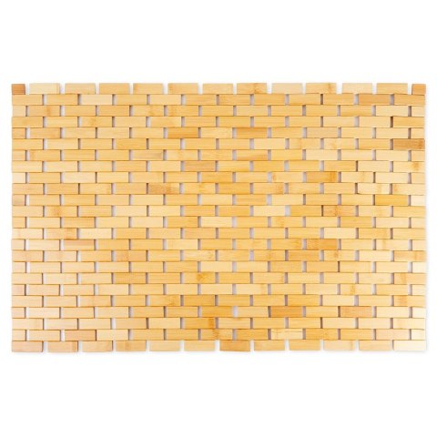 Mata antypoślizgowa łazienkowa bambusowa 80x50cm VILDE 567038