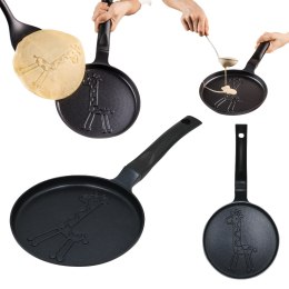 Patelnia do smażenia placków, racuchów, ciastek, 18cm, Żyrafa, KLAUSBERG KB-7975