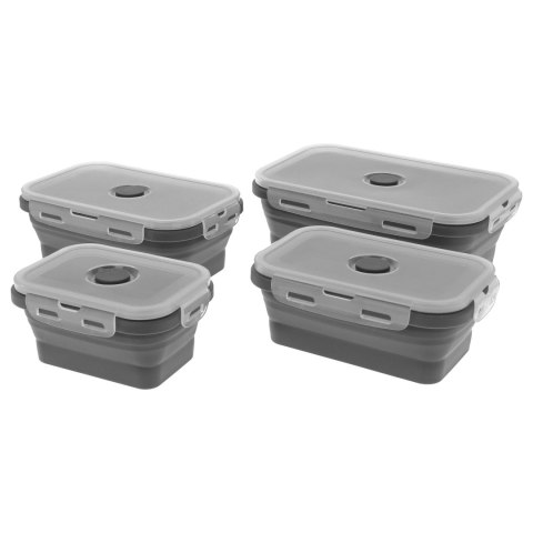 Pojemniki śniadaniowe zestaw pojemników na żywność lunchbox 4SZT BRUNBESTE BB-3345