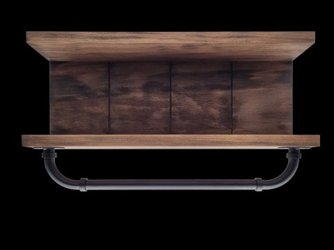 Półka kuchenna łazienkowa do łazienki pokoju kuchni drewniana LOFT organizer BRUNBESTE BB-1730