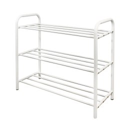 Półka na buty metalowa 3-poziomowa BIAŁA stojak regał organizer BRUNBESTE BB-1130
