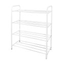 Półka na buty metalowa 4-poziomowa BIAŁA stojak regał organizer BRUNBESTE BB-3542