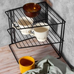 Półka narożna 2-poziomowa kuchenna do łazienki pokoju stojak regał BRUNBESTE BB-2604