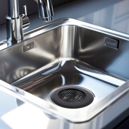 Sitko do zlewu stalowe czarne 11.5cm ORION 832393