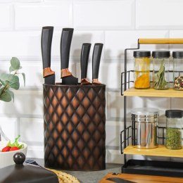 Stojak na noże kuchenne blok do noży pojemnik organizer brązowy BRUNBESTE BB-3769