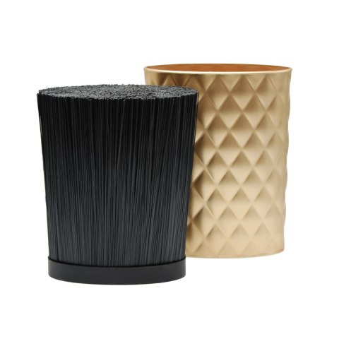 Stojak na noże kuchenne blok do noży pojemnik organizer złoty BRUNBESTE BB-3768