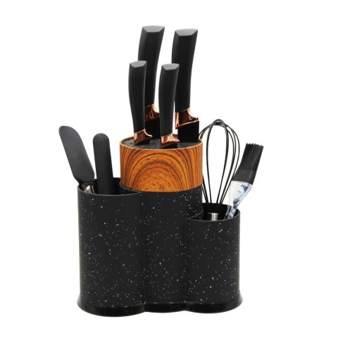 Stojak na noże przybory kuchenne potrójny organizer uniwersalny BRUNBESTE BB-3787