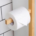 Stojak na papier toaletowy do łazienki drewniany 70cm VILDE 567039