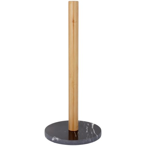 Stojak na ręcznik papierowy uchwyt bambusowy z granitową podstawą 33cm BRUNBESTE BB-3380
