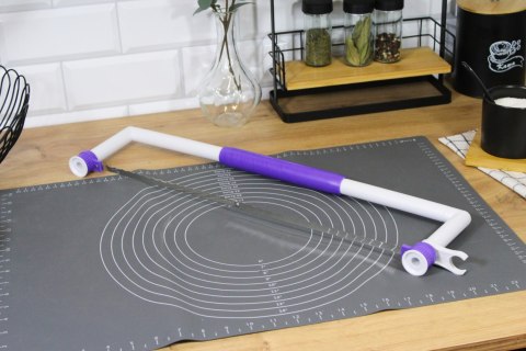 Struna do krojenia cięcia tortu ciasta biszkoptu składana nóż BRUNBESTE BB-3311