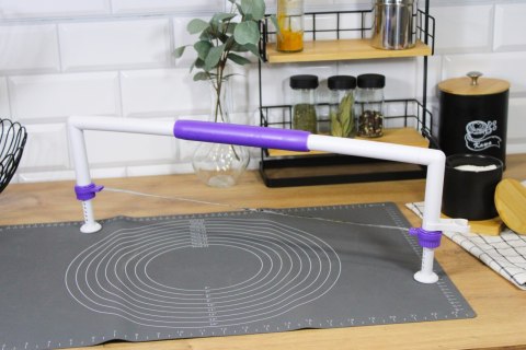 Struna do krojenia cięcia tortu ciasta biszkoptu składana nóż BRUNBESTE BB-3311