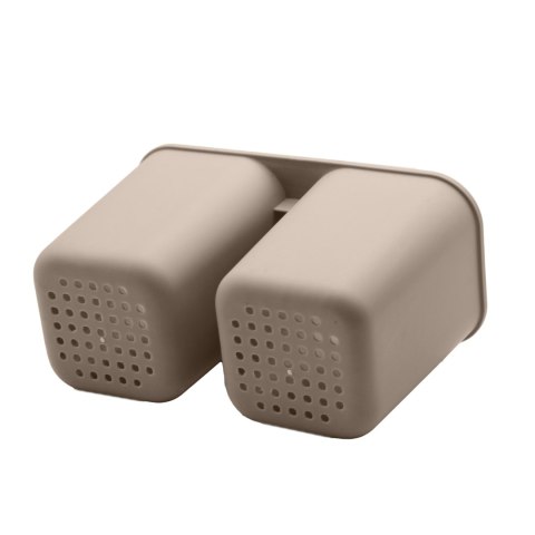 Suszarka do naczyń stojąca ociekacz 43x32x16cm metalowa beżowa BRUNBESTE BB-4026