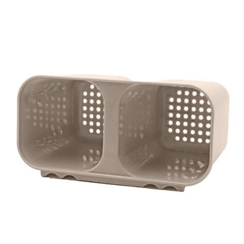 Suszarka do naczyń stojąca ociekacz 43x32x16cm metalowa beżowa BRUNBESTE BB-4026