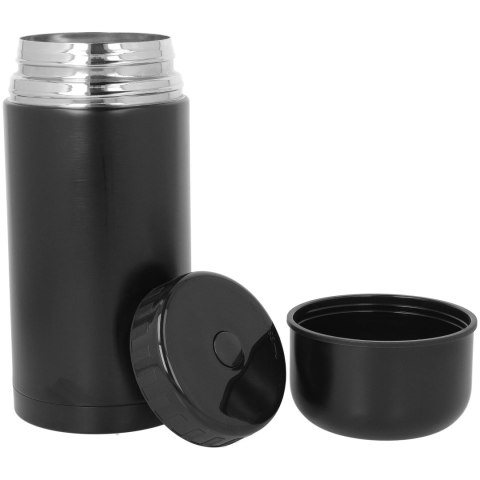 Termos obiadowy na obiad zupę żywność 1000ml z pokrowcem czarny BRUNBESTE BB-1060